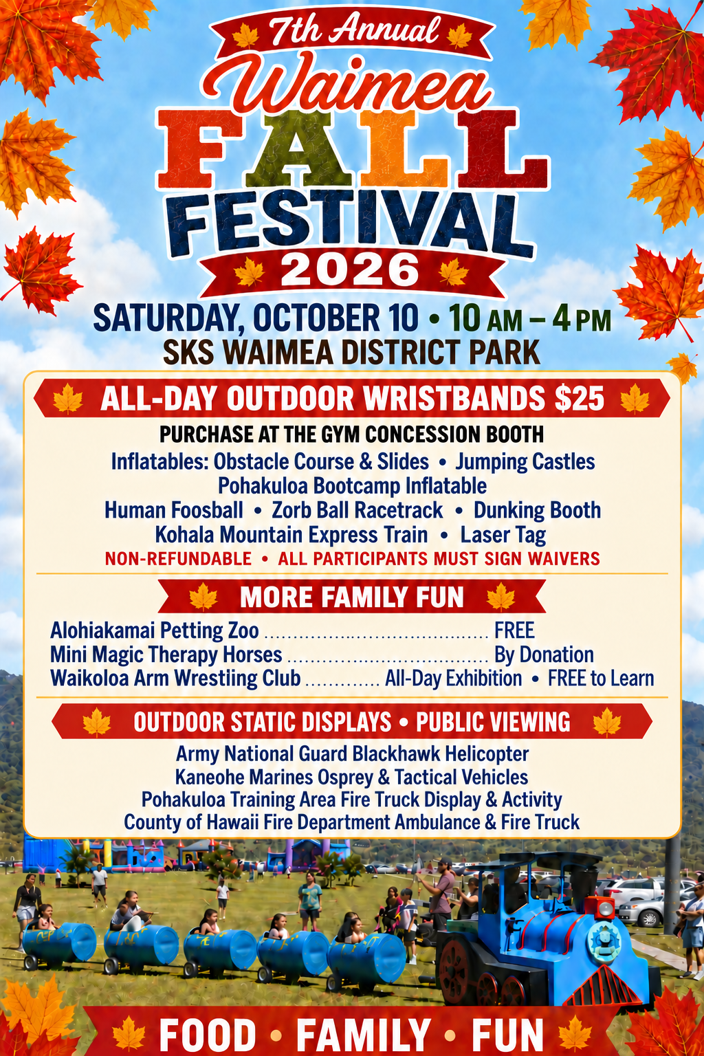 Waimea Fall Festival wristband sales 2026